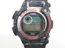 ジャンク CASIO カシオ G-SHOCK Gショック FROGMAN フロッグマン DW-9900 ブラック 黒 メンズ クオーツ 腕時計_画像1