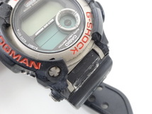 ジャンク CASIO カシオ G-SHOCK Gショック FROGMAN フロッグマン DW-9900 ブラック 黒 メンズ クオーツ 腕時計_画像4