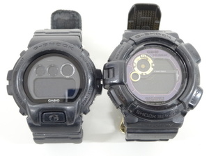 ジャンク 2点セット まとめて CASIO カシオ G-SHOCK Gショック GW-9300GB マッドマン DW-6900BBN 腕時計