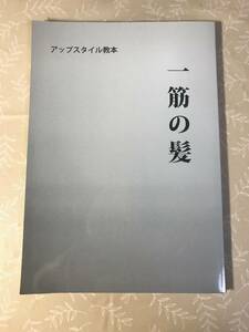 H　アップスタイル教本　一筋の髪　倉正樹　株式会社サクシード　倉塾アップスタイル事務局　ヘアメイク　アップスタイル