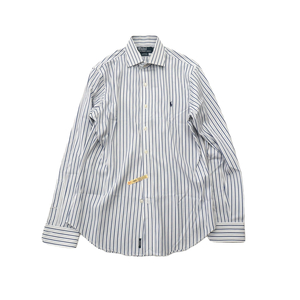 【送料無料】POLO RALPH LAUREN｜ポロ ラルフローレン 長袖ドレス シャツ/クリーニング済/サイズ15 1/2 39/スリムフィット