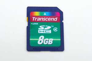 8GB SDHCカード Transcend