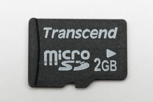 2GB microSD カード Transcend