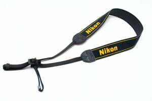 ニコン　ストラップ　Nikon 黒色黄色