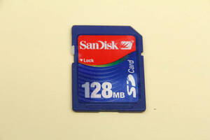 128MB SDカード　SanDisk