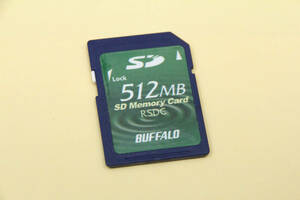 512MB SDカード BUFFALO　バッファロー