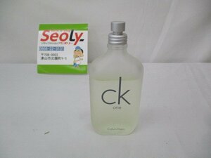 カルバンクライン ck one シーケーワン 100ml EDT・SP オードトワレ 香水 中古品 231223