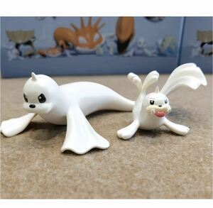 ポケモンスケールワールド　サイズ　1/20 パウワウ　ジュゴン　二体セット　海外　フィギュア