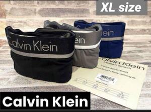 XLサイズ カルバンクライン メンズ ストレッチボクサー 3枚組 ブラック ブルー グレー ボクサーパンツ calvin klein