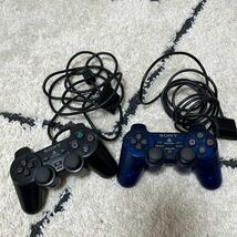 PS2 コントローラー デュアルショック2 ブルー SCPH-10010 SONY PlayStation DUALSHOCK 2 プレステ _画像1