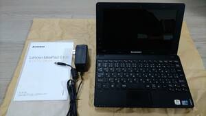 ■レノボ IdeaPad S100 / Intel Atom N455 1.66GHz / メモリ2GB / Windows7 Starter / 10.1インチノートブック