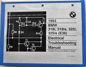 BMW 318i,325i,325is Electrical Troubleshooting Manual English version 