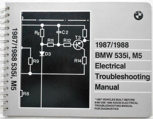 BMW '1987/88 535i,M5 Electrical Trobleshooting Manual English version 