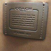 COACH コーチ L2080 1011 ハンド バケット バッグ ショルダーストラップ 欠品 無地 白 レザー レディース 鞄 保存袋付き レディース 鞄_画像9