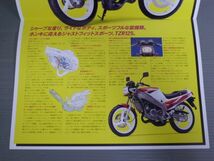 YAMAHA ヤマハ TZR125 3TY カタログ パンフレット チラシ 送料無料_画像3