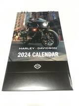ハーレー 卓上カレンダー 2024年 未開封品 送料無料_画像1