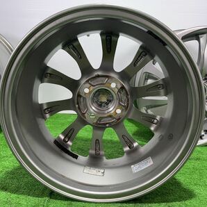 ☆ワリとキレイ☆15インチ 5×1/2J PCD100 インセット42 ハブ径60 ブリジストン バルミナム BALMI 社外アルミホイール★個人宅不可の画像6