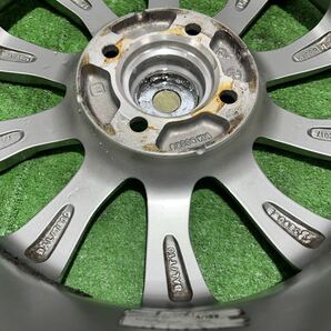 ☆ワリとキレイ☆15インチ 5×1/2J PCD100 インセット42 ハブ径60 ブリジストン バルミナム BALMI 社外アルミホイール★個人宅不可の画像8