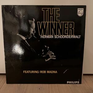 オランダオリジナル　herman schoonderwalt the winner LP レコード　両面マト1