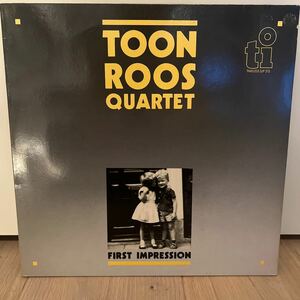 オランダオリジナル　TOON ROOS quartet LP レコード　timeless SJP215
