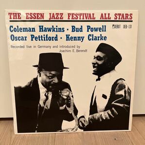 デンマーク原盤 debutオリジナル coleman hawkins bud powell kenny clarke deb-131 LP レコード essen jazz festival all starsの画像1