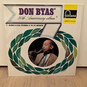 オランダオリジナル　両面深溝マト1 don byas' 30th anniversary album ドンバイアス　 LP レコード　fontana debut
