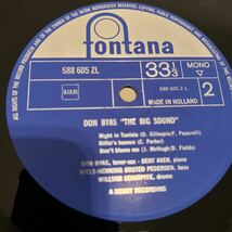 オランダオリジナル　両面深溝マト1 don byas' 30th anniversary album ドンバイアス　 LP レコード　fontana debut_画像5