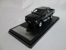 ハイストーリー　1/43　日産ダットサン　４WD　ダブルキャブ　AD 1985　Black【新品】_画像8