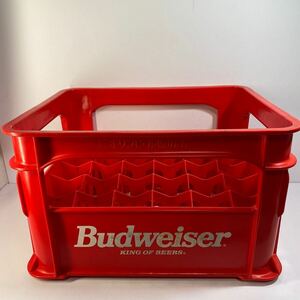 budweiser バドワイザーケース　ビールケースコンテナ レトロ 瓶