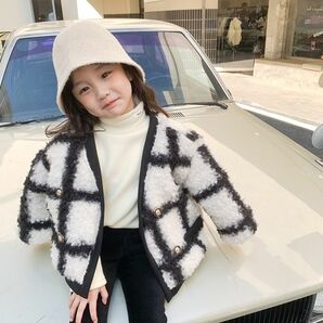 韓国子供服　子供服　ボアコート　コート　アウター　女の子　男の子