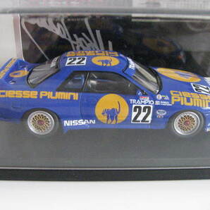 【1/43ミニカー】ピューミニ トランピオ スカイライン ＃22 1990 JTC ブルー キッドボックス限定／hpi・racing 8120 R32 GT-Rの画像5