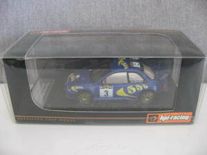 【1/43ミニカー】スバル　インプレッサ　WRC’97　＃3　1997　サファリ　／　hpi・racing　8576　555　マクレー