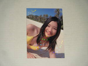 □■BOMB(2010)/足立梨花 トランスバック(星型ラメ仕様)スペシャルカード SP19