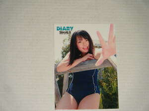 □■さくら堂(2009)/篠崎愛「DIARY」 レギュラーカード 30(競泳水着)