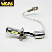 トラック用 LED H3バルブ NEO ショートタイプ 12V/24V共用 ホワイト 晴天時や雨天時効果抜群　フォグランプに 狭い場所に_画像2