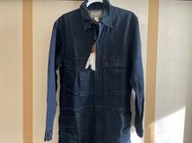 新品 DOUBLE RL RRL ダブルアールエルラルフローレンインディゴデニム つなぎ_画像3