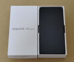 ★新品同様 Sharp AQUOS R8 pro SH-R80P デュアルSIM ブラック SIMフリーモデル おまけ付き★