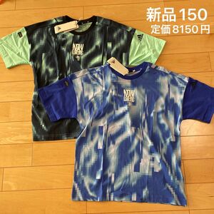 新品　アディダス　半袖　Tシャツ　150 ２点まとめ売り　ブルー　グリーン　ボーイズ