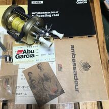  アブ ABU アンバサダー 2500Ｃ 　シャンパン　ゴールド　1997年製 　クラシックショートハンドル　角爪ドラグ　付き_画像8