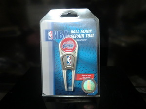 NBA ロサンゼルス クリッパーズ BALL MARK REPAIR TOOL ロゴ 未開封品