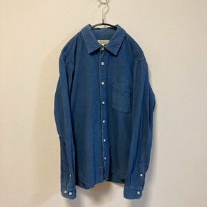 ジャパンブルージーンズ Japan Blue Jeans /長袖シャツ /デニムシャツ /インディゴ /コットン /日本製 /サイズL