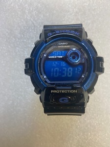 CASIO カシオ G-Shock ジーショック G-8900A Watch 腕時計 BLUE 青文字盤 純正ブレス Men's メンズ 20BAR 20気圧防水 稼働 3285 デジタル