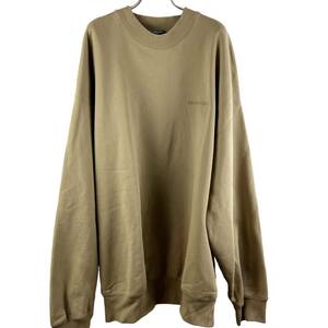 Balenciaga(バレンシアガ) Logo Design Sweat Longsleeve T Shirt 21AW (brown)