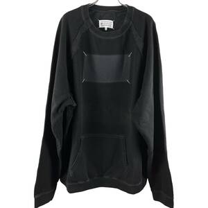 Maison Margiela (メゾン マルジェラ) Classic Logo Vintage Design Longsleeve T Shirt (black)