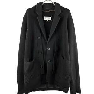 Maison Margiela (メゾン マルジェラ) Jacket Rebuilding Design Knit Cardigan (black)