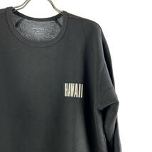 Quality Peoples (クオリティーピープル) "HAWAII" Crew Longsleeve T Shirt (black)_画像3
