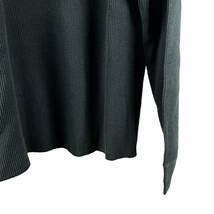 AURALEE（オーラリー）Classic Causal Wool Longsleeve T Shirt (black)_画像4