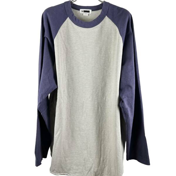 H BEAUTY ＆ YOUTH（エイチ ビューティー＆ユース）Concept Casual Longsleeve T Shirt (purple)