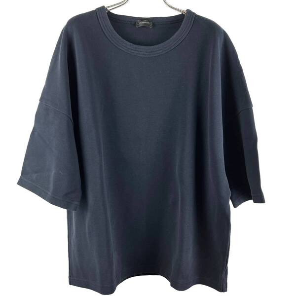 JILSANDER(ジルサンダー) Wide Shoulder Shortsleeve T Shirt (navy)