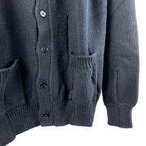 Maison Margiela (メゾン マルジェラ) Carelessly Disordered Damagework Longsleeve Cardigan 15AW (navy)_画像4